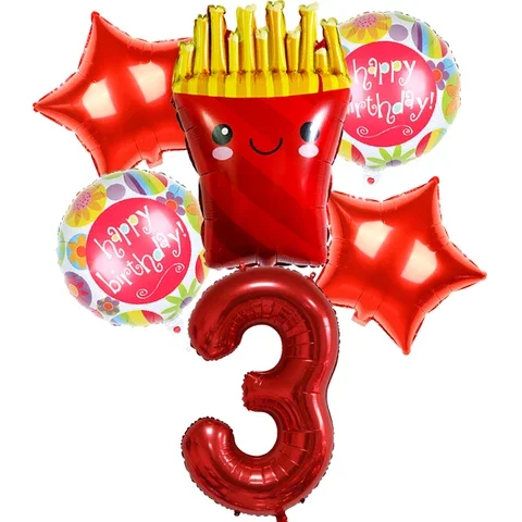 1set Birthday Party Decorations High-quality French Fries Aluminum Film Balloon Boy Girl Birthday Toy Gift 32inch Number Balloon
1set Birthday Party Decorations High-quality French Fries Aluminum Film Balloon Boy Girl Birthday Toy Gift 32inch Number Balloon