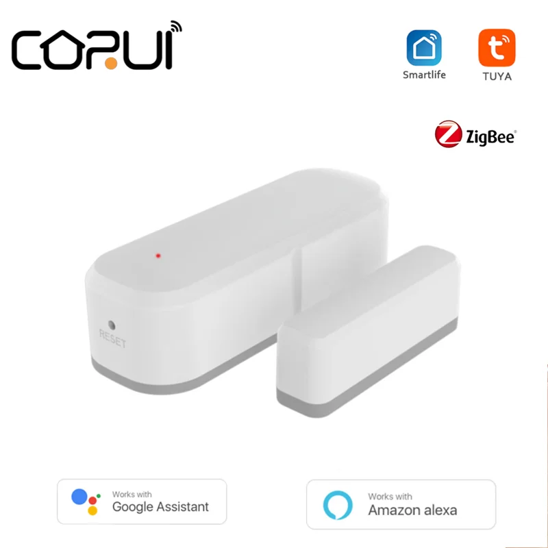 CORUI Tuya ZigBee Smart Door Window Contact Sensor Wireless Door Detectors Smart Life Remote Alarm Support Alexa Google Home
CORUI Tuya ZigBee Smart Door Window Contact Sensor Wireless Door Detectors Smart Life Remote Alarm Support Alexa Google Home