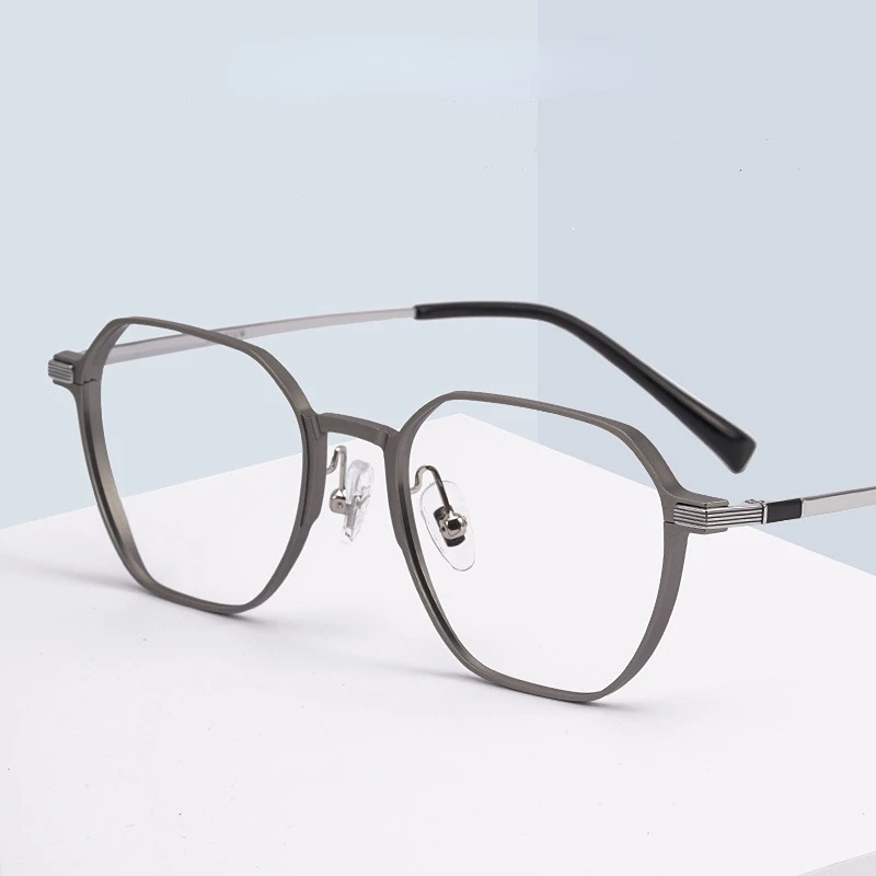 Pure Titanium Glasses Frame Men And Women Polygonal Ultra-Light Full-Frame Prescription Eyeglasses Frame
Pure Titanium Glasses Frame Men And Women Polygonal Ultra-Light Full-Frame Prescription Eyeglasses Frame