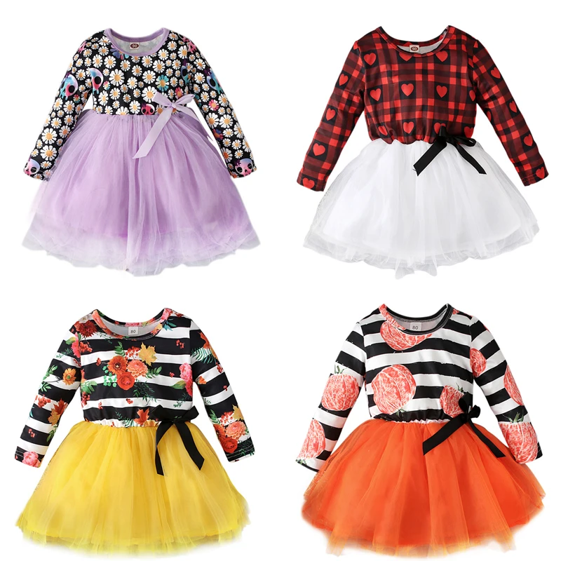 Kids Dress 2023 New Autumn Girls Cute Print Long Sleeve Mesh HalloweenPrincess Dress for Baby Toddler
Kids Dress 2023 New Autumn Girls Cute Print Long Sleeve Mesh HalloweenPrincess Dress for Baby Toddler