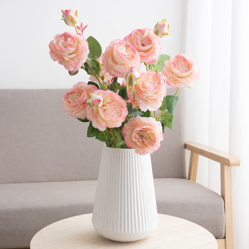 Silk Peony Artificial Flower European Rose Fake Flower Garden Wedding Party High Quality Supplies Home Living Room Decoration
Silk Peony Artificial Flower European Rose Fake Flower Garden Wedding Party High Quality Supplies Home Living Room Decoration