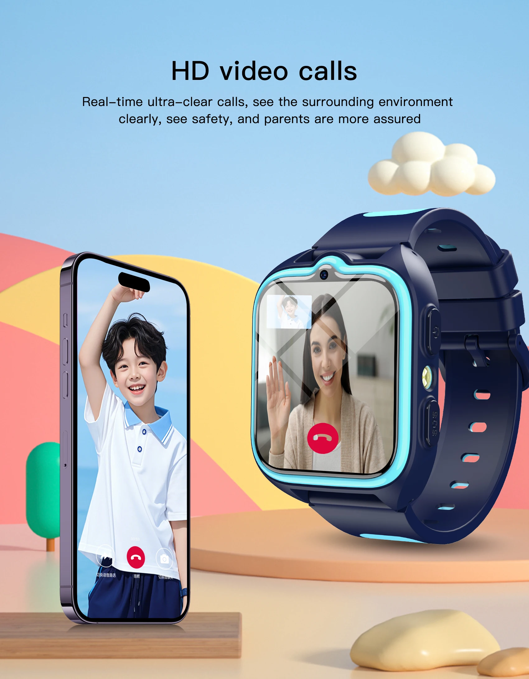 Blackview Z30 Kids Smart Watch Children Phone Watch, LBS+WiFi+GPS Triple AI Positioning, 4G Video Call, Phone Watch Smartwatch Blackview Z30 Kids Smart Watch Children Phone Watch, LBS+WiFi+GPS Triple AI Positioning, 4G Video Call, Phone Watch Smartwatch