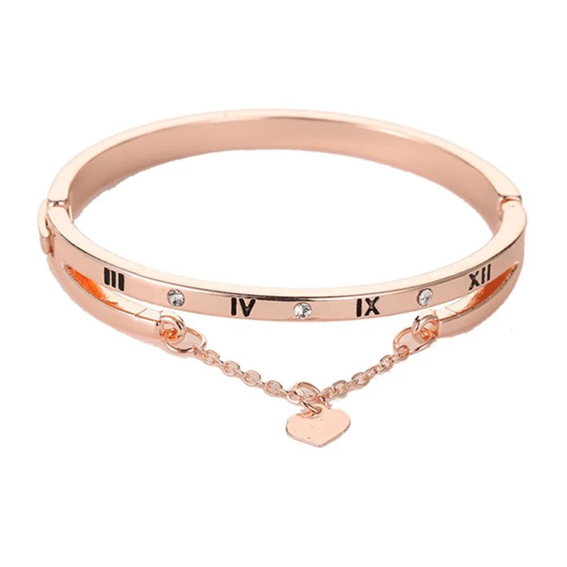European and American Love Roman Bracelet Digital Tassel Peach Heart Style Versatile Korean Edition Bracelet Jewelry
European and American Love Roman Bracelet Digital Tassel Peach Heart Style Versatile Korean Edition Bracelet Jewelry