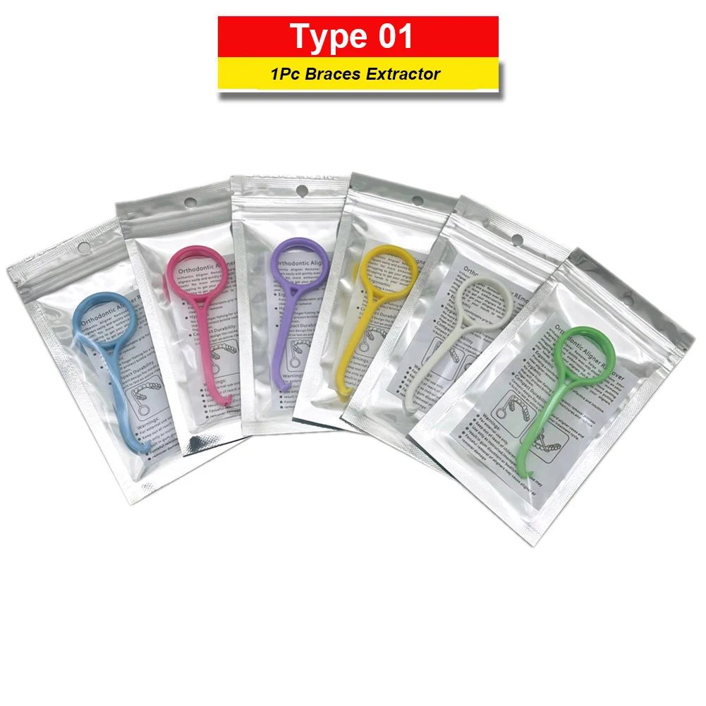 Wholesale 20/50/100Packs Orthodontic Aligner Removal Hook Tool Set 3 Types Dental Invisible Brace Extractor Oral Tooth Chewies
Wholesale 20/50/100Packs Orthodontic Aligner Removal Hook Tool Set 3 Types Dental Invisible Brace Extractor Oral Tooth Chewies