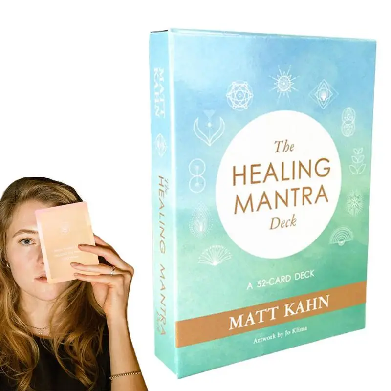 Tarot Cards The Healing Mantra Pocket Sized English Version Fun Deck Table Divination Fate Board Games Playing For Party
Tarot Cards The Healing Mantra Pocket Sized English Version Fun Deck Table Divination Fate Board Games Playing For Party
