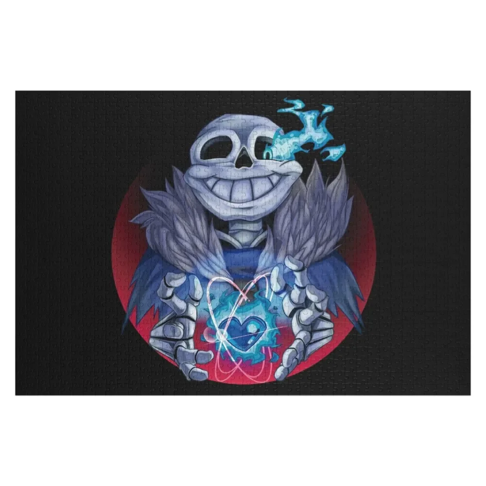 

Undertale Sans the Skeleton Jigsaw Puzzle Custom Gifts Personalized Adult Wooden Puzzle