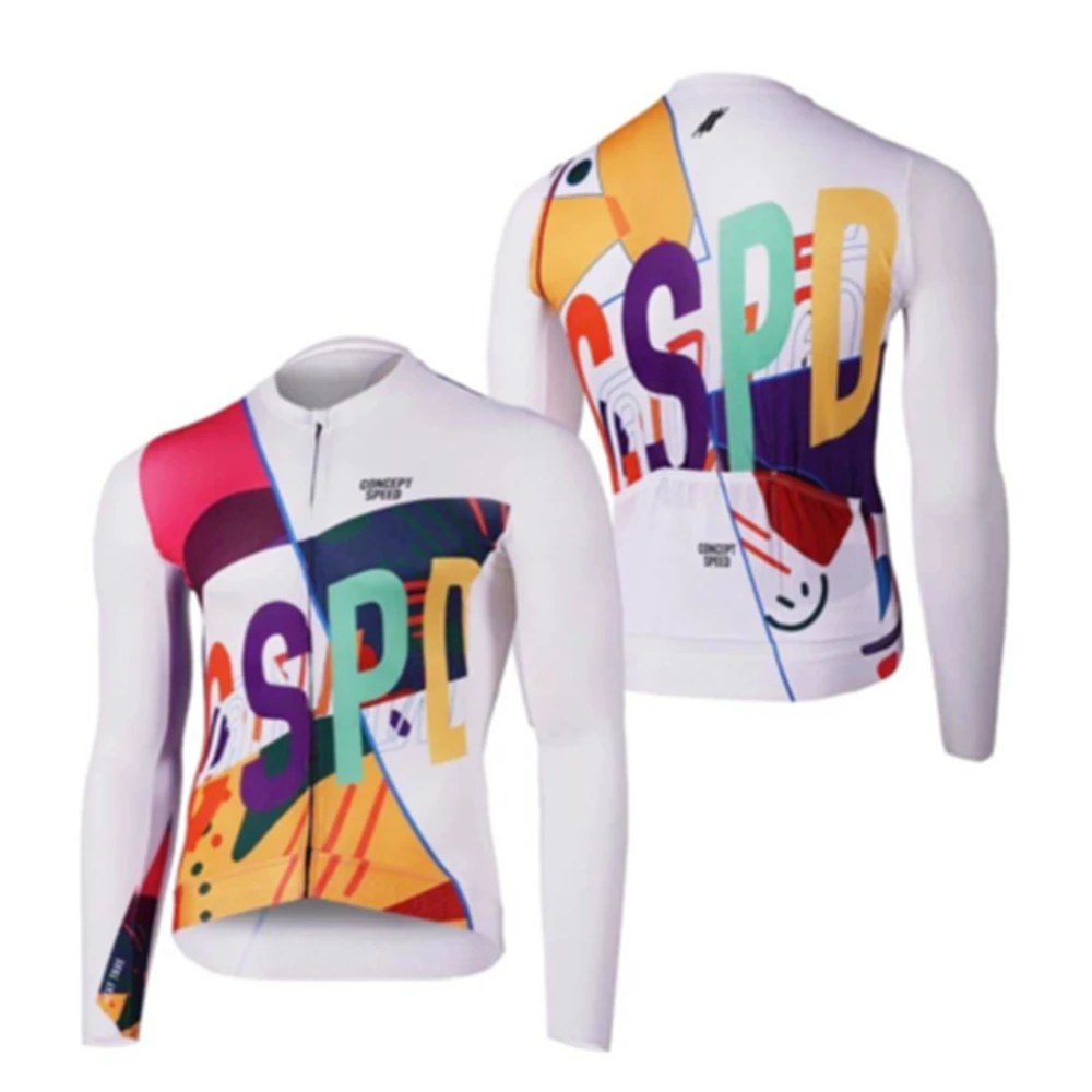 Concept Speed Spring/Autumn Cycling Jersey Men Long Sleeve Shirts Outdoor Team Clothing MTB Maillot Ciclismo Road Bike Jacket 
Concept Speed Spring/Autumn Cycling Jersey Men Long Sleeve Shirts Outdoor Team Clothing MTB Maillot Ciclismo Road Bike Jacket