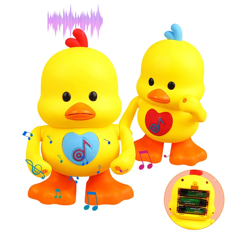 

Новая мультяшная музыкальная электрическая танцевальная утка, игрушка для детей, девочек, мальчиков, младенцев, малышей, подарок на день рождения ребенка