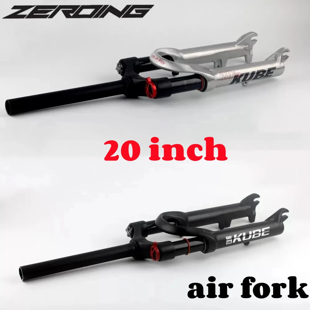 KUBE Bicycle Air Fork 20inch MTB Mountain Fat Bike Fork Shock Absorber Aluminium Alloy BMX With Locking Disc Brake Folding Cycle 
KUBE Bicycle Air Fork 20inch MTB Mountain Fat Bike Fork Shock Absorber Aluminium Alloy BMX With Locking Disc Brake Folding Cycle