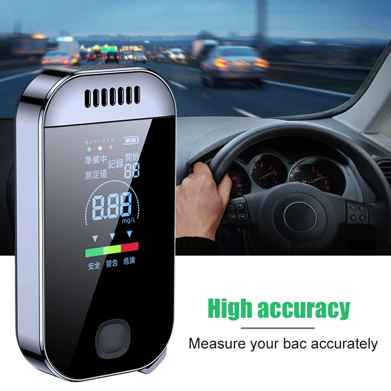 Portable Digital Breath Alcohol Tester Professional Breathalyzer With LCD Display USB Rechargeable Electronic Alcohol Tester
Portable Digital Breath Alcohol Tester Professional Breathalyzer With LCD Display USB Rechargeable Electronic Alcohol Tester