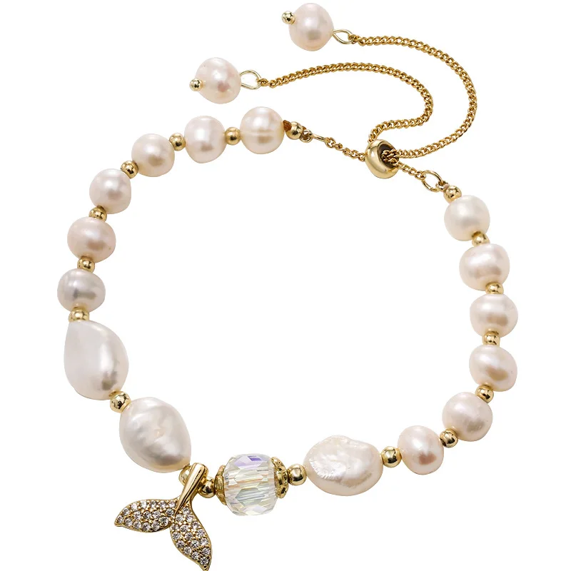 2023 New Fashion Baroque Freshwater Pearl Bracelet Shell Starfish Bracelet for Girl Jewelry for Women
2023 New Fashion Baroque Freshwater Pearl Bracelet Shell Starfish Bracelet for Girl Jewelry for Women