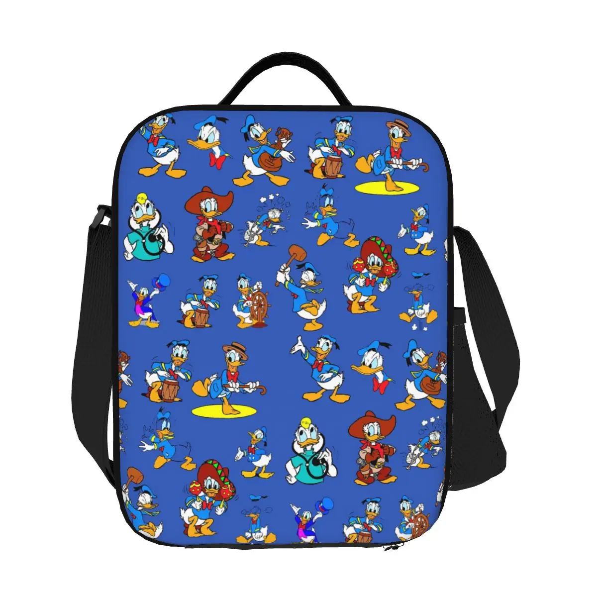 Custom Cartoon Donald Duck Resuable Lunch Boxes for Women Comics Cooler Thermal Food Insulated Lunch Bag School Children Student
Custom Cartoon Donald Duck Resuable Lunch Boxes for Women Comics Cooler Thermal Food Insulated Lunch Bag School Children Student