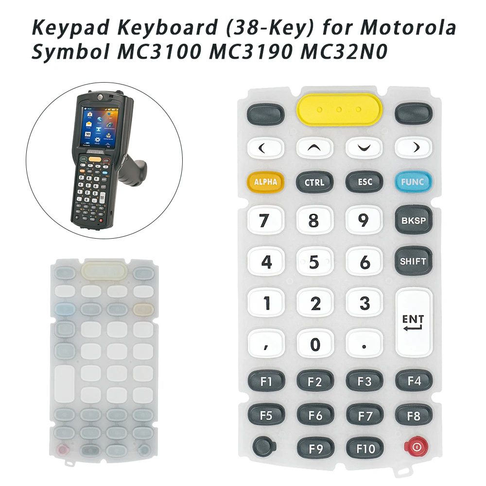 Клавиатура с 38 клавишами для Zebra Motorola Symbol MC3100 MC3190 MC32N0 Series, 10 шт.
Клавиатура с 38 клавишами для Zebra Motorola Symbol MC3100 MC3190 MC32N0 Series, 10 шт.