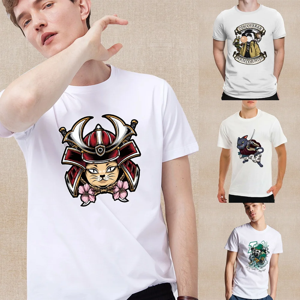 T-Shirt Summer New Samurai Printed T-Shirt Men Casual Round Collar Short Sleeve Commuter Pullover Comfortable Hip Hop Streetwear
T-Shirt Summer New Samurai Printed T-Shirt Men Casual Round Collar Short Sleeve Commuter Pullover Comfortable Hip Hop Streetwear