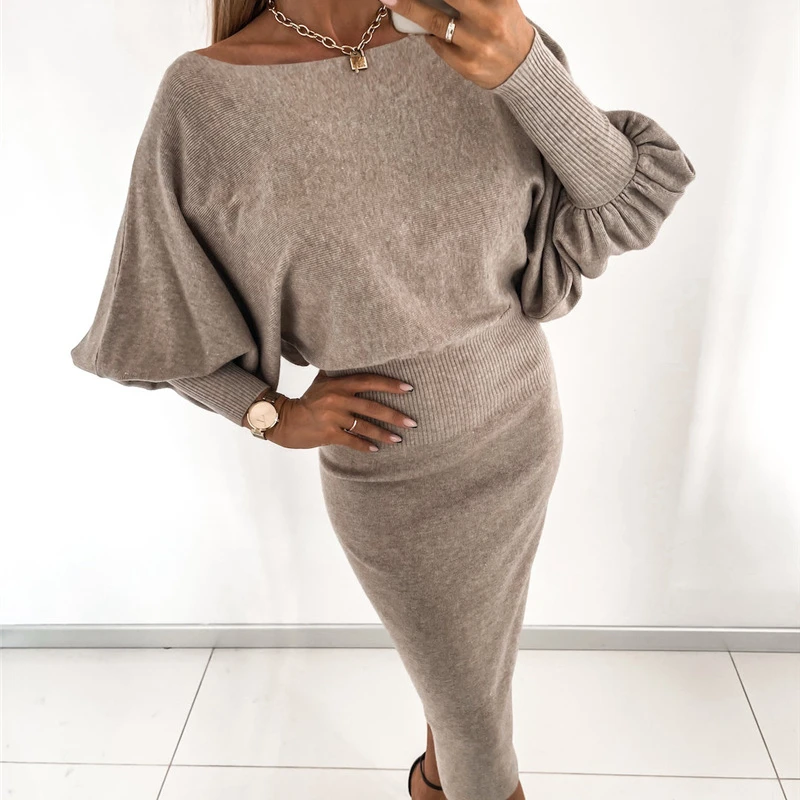 2023 Autumn Knitted Women's Dress Sexy Black Long Sleeve Bandage Midi Dresses Winter Fashion Skinny Elegant Ladies Clothes
2023 Autumn Knitted Women's Dress Sexy Black Long Sleeve Bandage Midi Dresses Winter Fashion Skinny Elegant Ladies Clothes