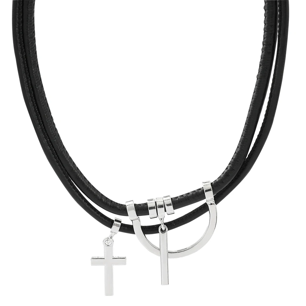 Anime Tokyo Revengers Punk Pendant Necklace Cosplay Keisuke Baji Cross Multilayer Leather Collar Necklace Jewelry
Anime Tokyo Revengers Punk Pendant Necklace Cosplay Keisuke Baji Cross Multilayer Leather Collar Necklace Jewelry