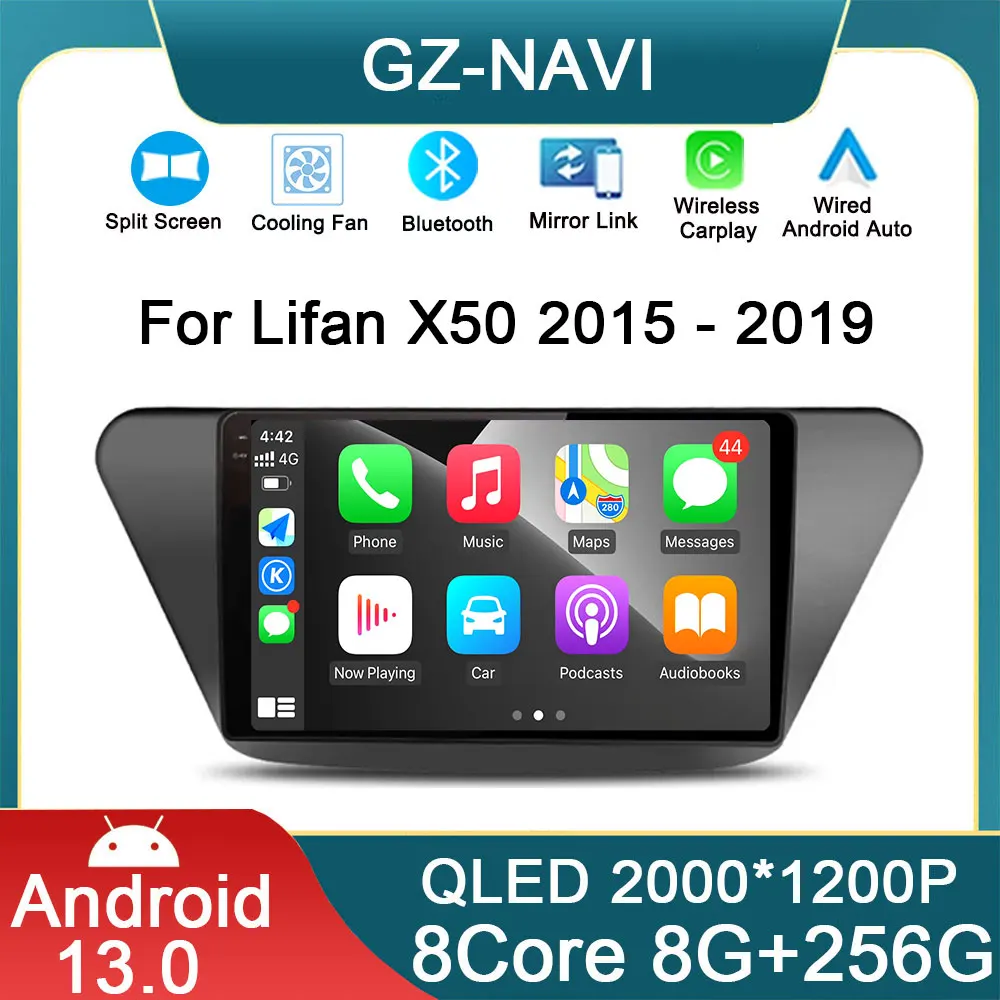Carplay Auto Car Radio for Lifan X50 2015 2016 2017 2018 2019 Android 13 Multimedia Player Navi GPS Autoradio Stereo 2 DIN DVD
Carplay Auto Car Radio for Lifan X50 2015 2016 2017 2018 2019 Android 13 Multimedia Player Navi GPS Autoradio Stereo 2 DIN DVD