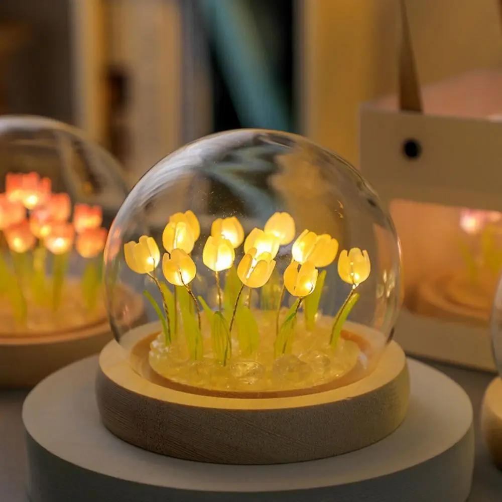 Home Ornament Valentine's Day Gift Luminous Table Lamp Tulip Night Light Bedside Sleep Lights Artificial Flower
Home Ornament Valentine's Day Gift Luminous Table Lamp Tulip Night Light Bedside Sleep Lights Artificial Flower