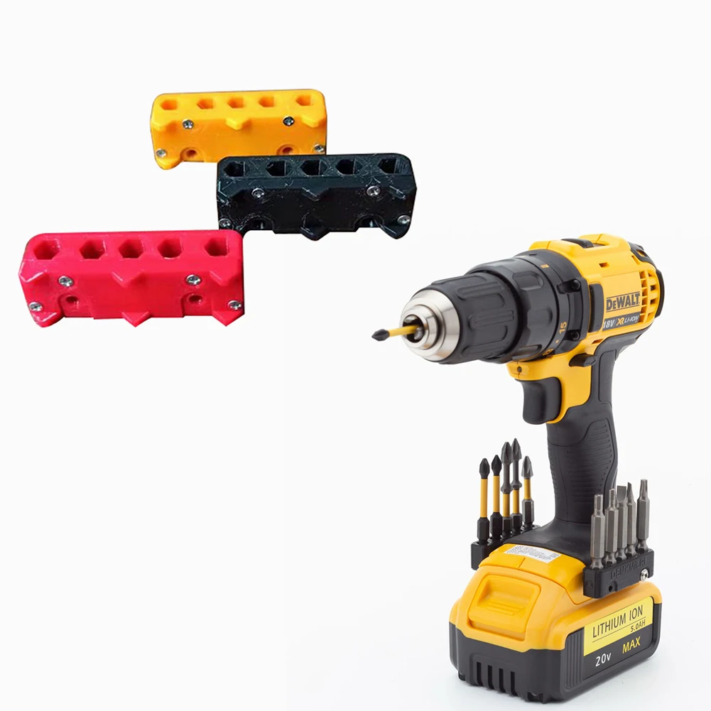 1 Pc Universal Magnetic Drill Holder With Screws Magnetic Bit Holder 5 Spots Drill Bit Organizer For All 18V Tools
1 Pc Universal Magnetic Drill Holder With Screws Magnetic Bit Holder 5 Spots Drill Bit Organizer For All 18V Tools