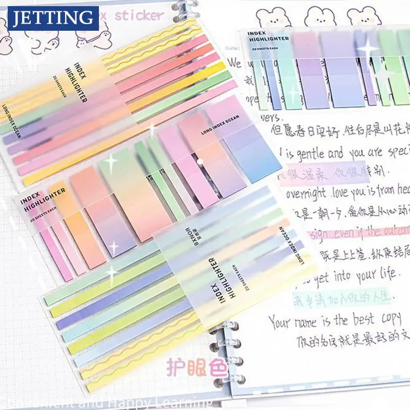 Ins Style Gradient Color Sticky Note Kawaii Waterproof Label Sticker Scrapbooking Memo Pad Student Stationery Supplies 160Sheets
Ins Style Gradient Color Sticky Note Kawaii Waterproof Label Sticker Scrapbooking Memo Pad Student Stationery Supplies 160Sheets