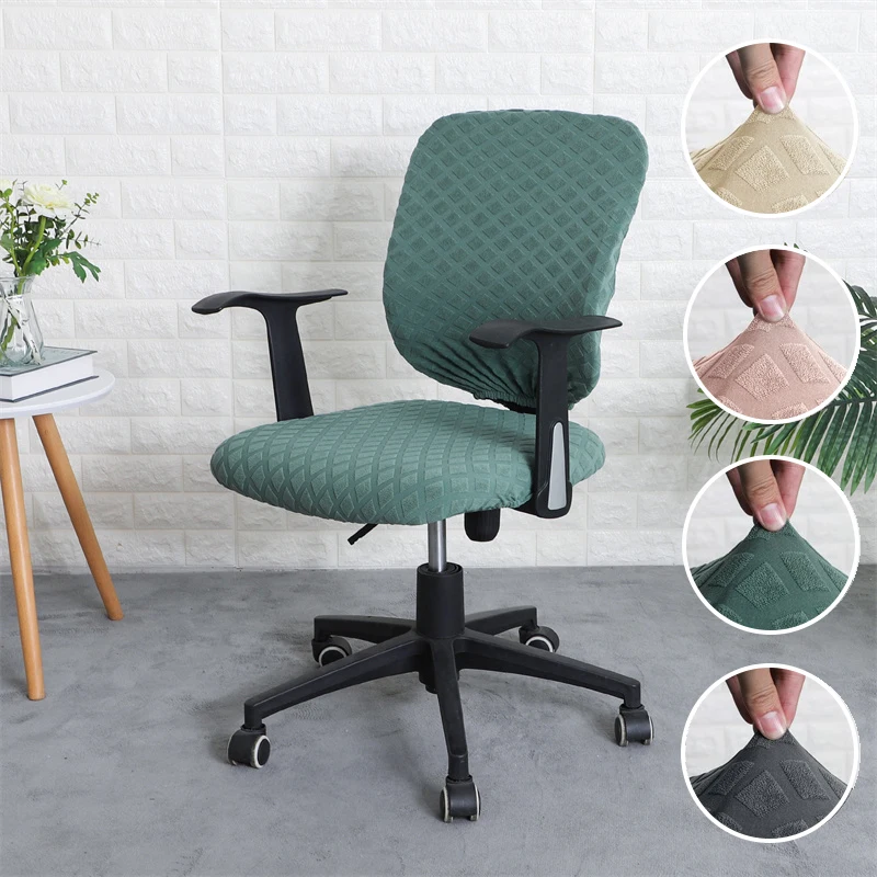 Stretch Office Chair Cover Solid Color Split Computer Seat Covers Spandex Rotatable Chairs Protector Case Anti-dirty Washable
Stretch Office Chair Cover Solid Color Split Computer Seat Covers Spandex Rotatable Chairs Protector Case Anti-dirty Washable