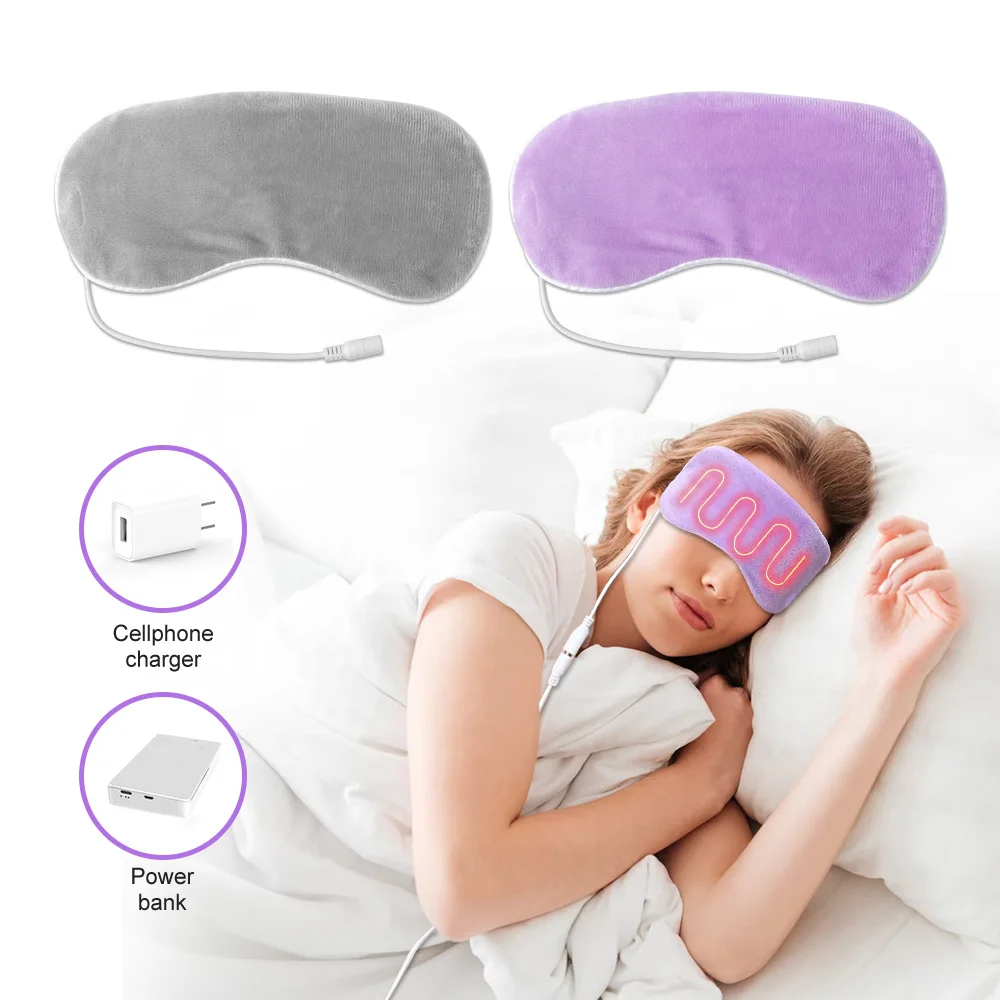 USB Sleep Eye Mask with Temperature Control Electrical Blindfold Lavender Eye Patch Hot Compress Heated eye mask Eye Relax
USB Sleep Eye Mask with Temperature Control Electrical Blindfold Lavender Eye Patch Hot Compress Heated eye mask Eye Relax