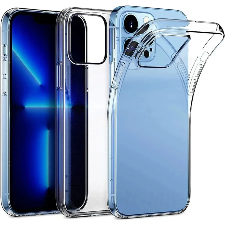 50pcs Transparent Silicone Shockproof Phone Case For iPhone 15 14 13 12 11 Pro Max XS XR X 7 8 Plus Ultra Thin TPU Soft Cover
50pcs Transparent Silicone Shockproof Phone Case For iPhone 15 14 13 12 11 Pro Max XS XR X 7 8 Plus Ultra Thin TPU Soft Cover