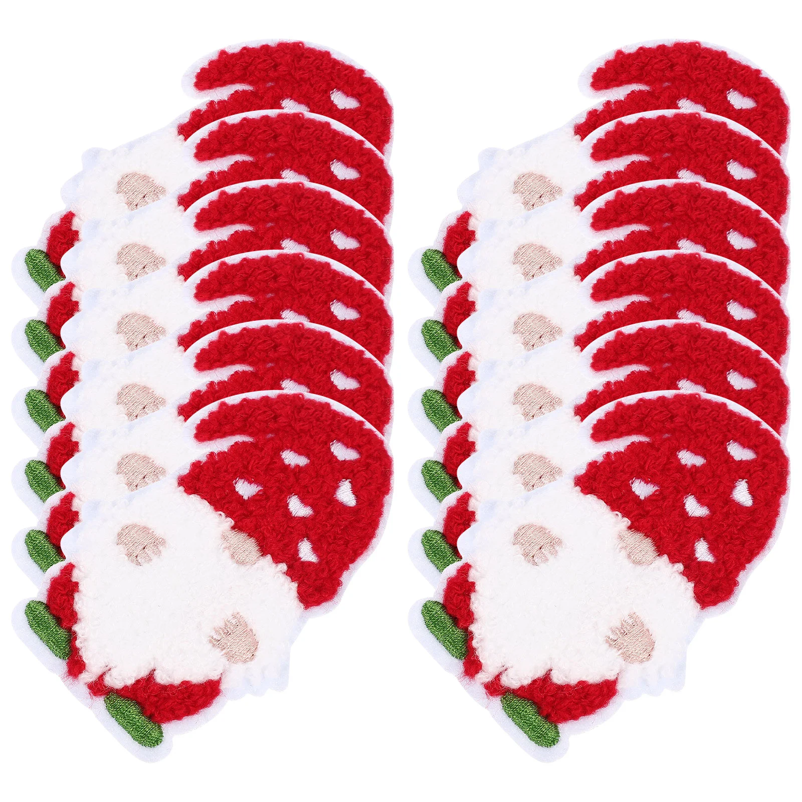12 Pcs Winter Christmas Patch Embroidery Decor Xmas Gnome Decorative Patches Polyester Hat Accessories
12 Pcs Winter Christmas Patch Embroidery Decor Xmas Gnome Decorative Patches Polyester Hat Accessories