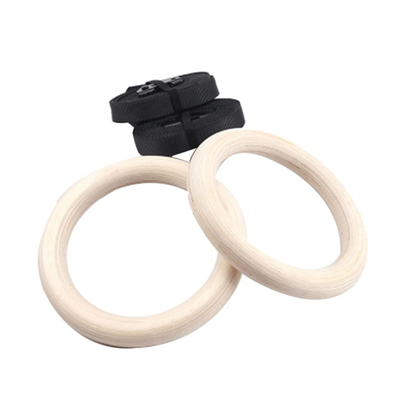 38Mm Birch Wood Gymnastics Rings Gym Exercise Pull Up Muscle Adjustable Long Buckle Fit Gym
38Mm Birch Wood Gymnastics Rings Gym Exercise Pull Up Muscle Adjustable Long Buckle Fit Gym