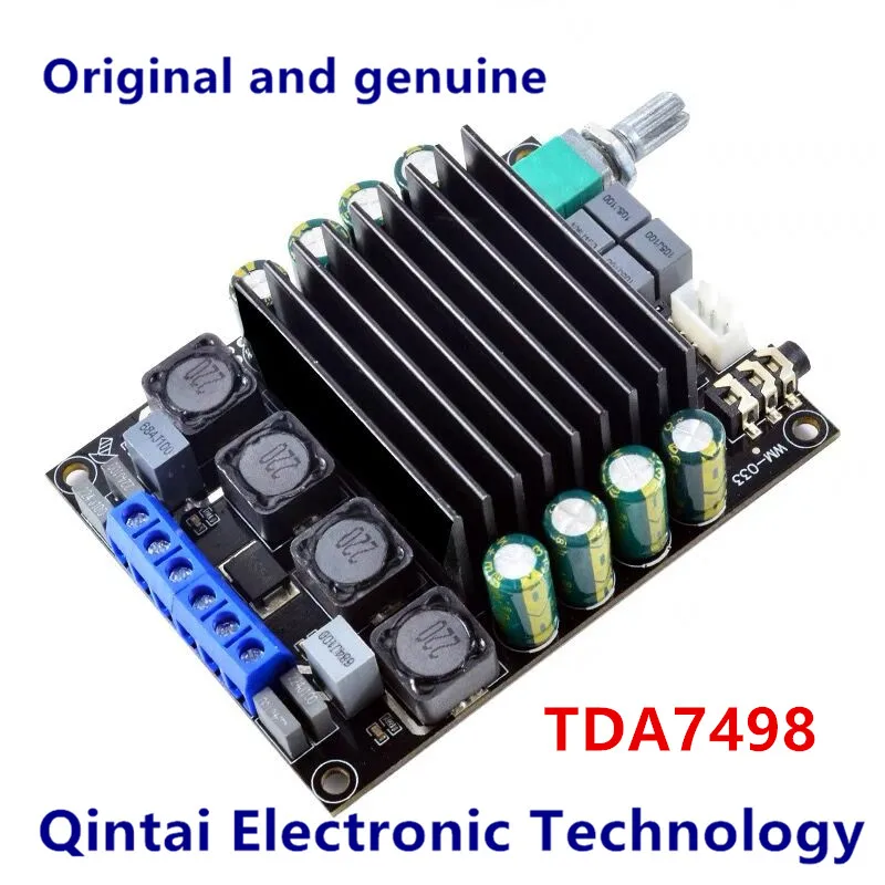 diymore TDA7498 Class D Audio Amplifier Board DC12-36V 2x100W Digital Stereo Power Amp Audio Module
diymore TDA7498 Class D Audio Amplifier Board DC12-36V 2x100W Digital Stereo Power Amp Audio Module