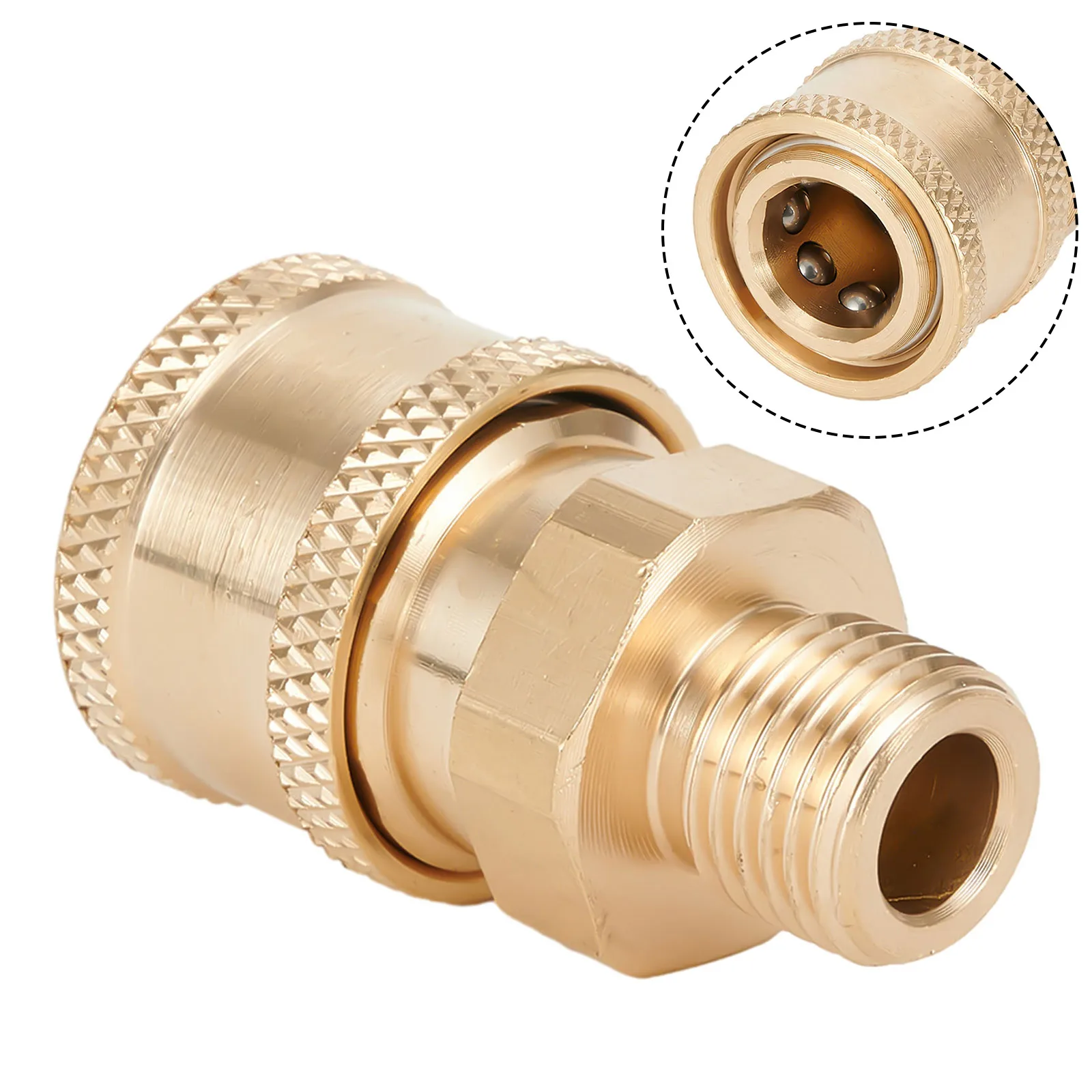 

Male Fitting Adapter Quick Connector Garden Garden Joints Male Fitting Pressure Washer Coupling Quickly Disassemble