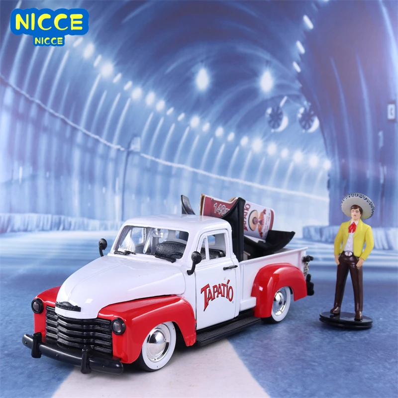 Модель автомобиля из сплава под давлением Nicce 1:24 для пикапа Chevrolet 1953, коллекционная кукла, сувенирная демонстрационная игрушка для автомобиля Z33
Модель автомобиля из сплава под давлением Nicce 1:24 для пикапа Chevrolet 1953, коллекционная кукла, сувенирная демонстрационная игрушка для автомобиля Z33