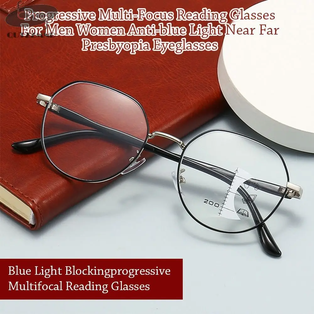 Progressive Multi-Focus Reading Glasses For Men Women Anti-blue Light Near Far Presbyopia Eyeglasses Optical Spectacle Eyeglass
Progressive Multi-Focus Reading Glasses For Men Women Anti-blue Light Near Far Presbyopia Eyeglasses Optical Spectacle Eyeglass