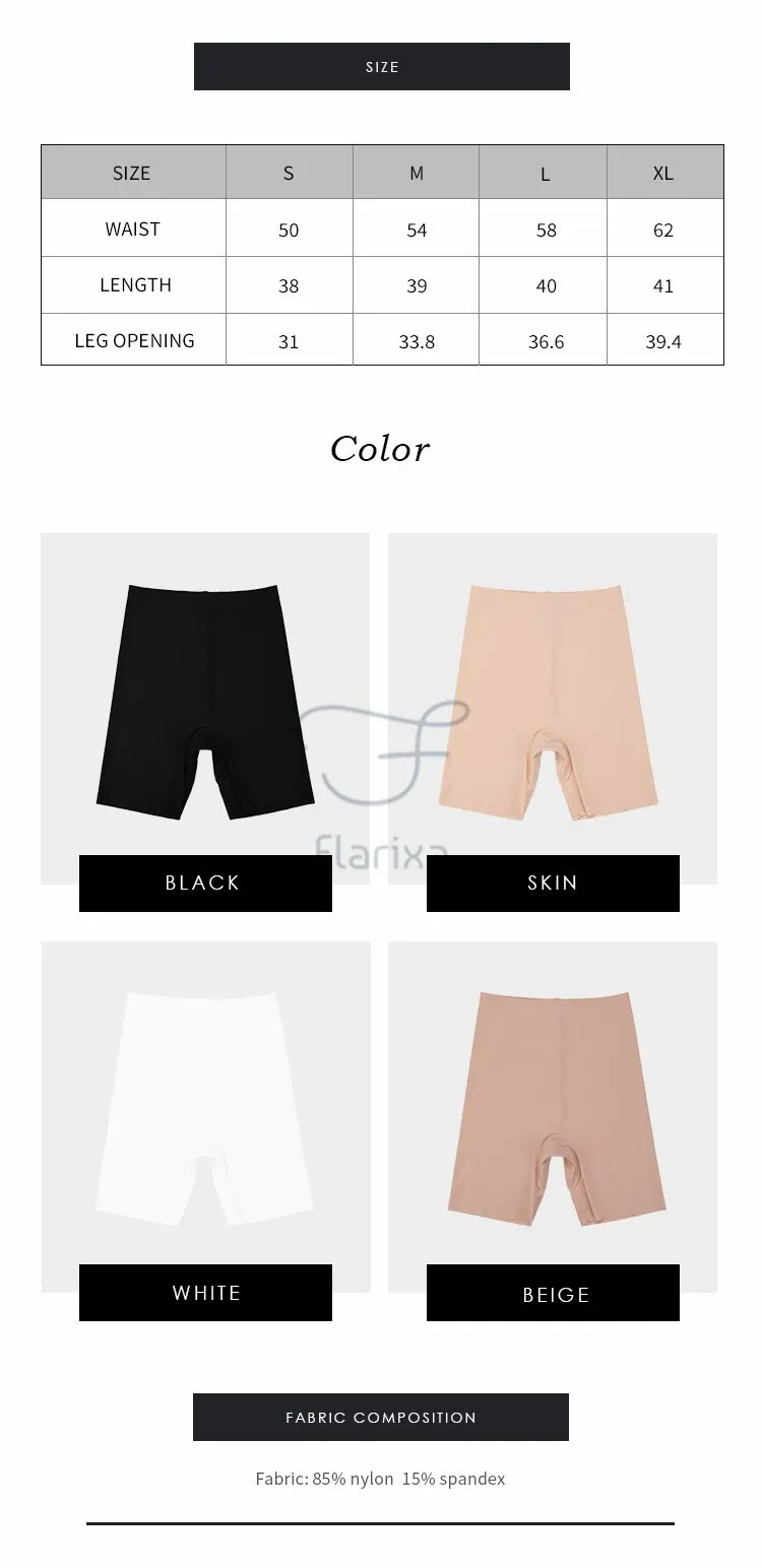 Culotte short taille haute ventre plat sans couture pour femme, Boxer Culotte short taille haute ventre plat sans couture pour femme, Boxer