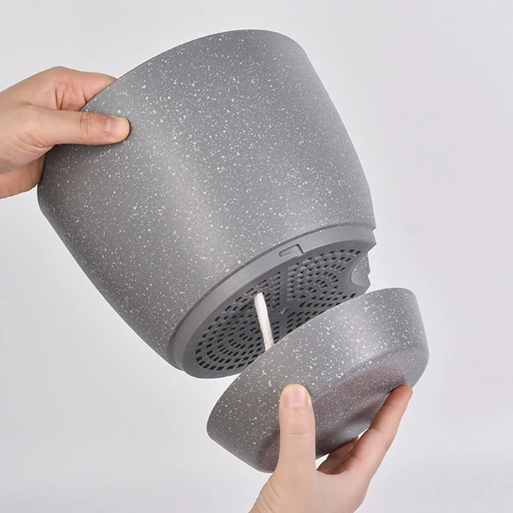 Plant Planters Flower Pot Breathable Garden Tool PP Keeps The Soil Moist Self Watering Planters For Indoor Outdoor Plants
Plant Planters Flower Pot Breathable Garden Tool PP Keeps The Soil Moist Self Watering Planters For Indoor Outdoor Plants