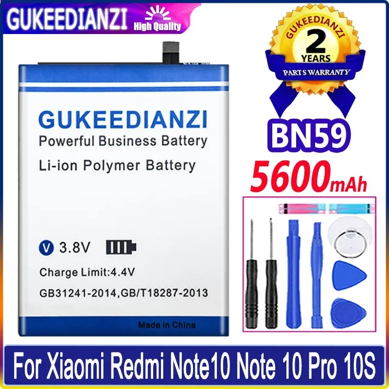 Mobile Phone Batteries BN59 5600mAh For Redmi Note10 Note 10 Note 10 Pro 10S Note10 pro Global Cellphones Portable Battery
Mobile Phone Batteries BN59 5600mAh For Redmi Note10 Note 10 Note 10 Pro 10S Note10 pro Global Cellphones Portable Battery