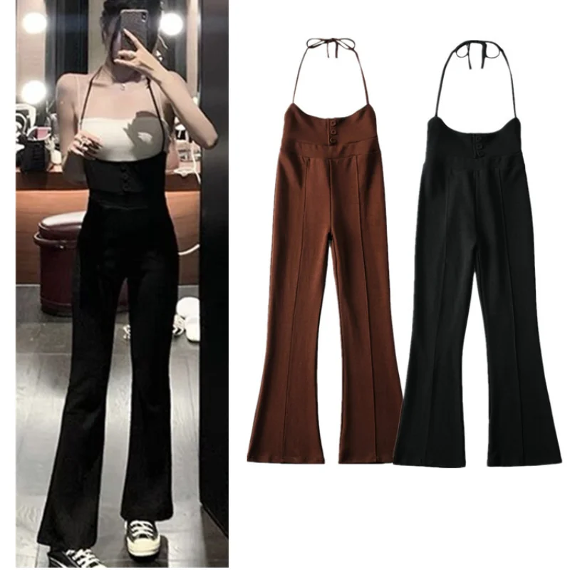 Women Casual Jumpsuit Summer Solid Loose Wide Leg Pants High Waist Leisure Pure All-match Style Sleeveless Streetwear Rompers
Women Casual Jumpsuit Summer Solid Loose Wide Leg Pants High Waist Leisure Pure All-match Style Sleeveless Streetwear Rompers