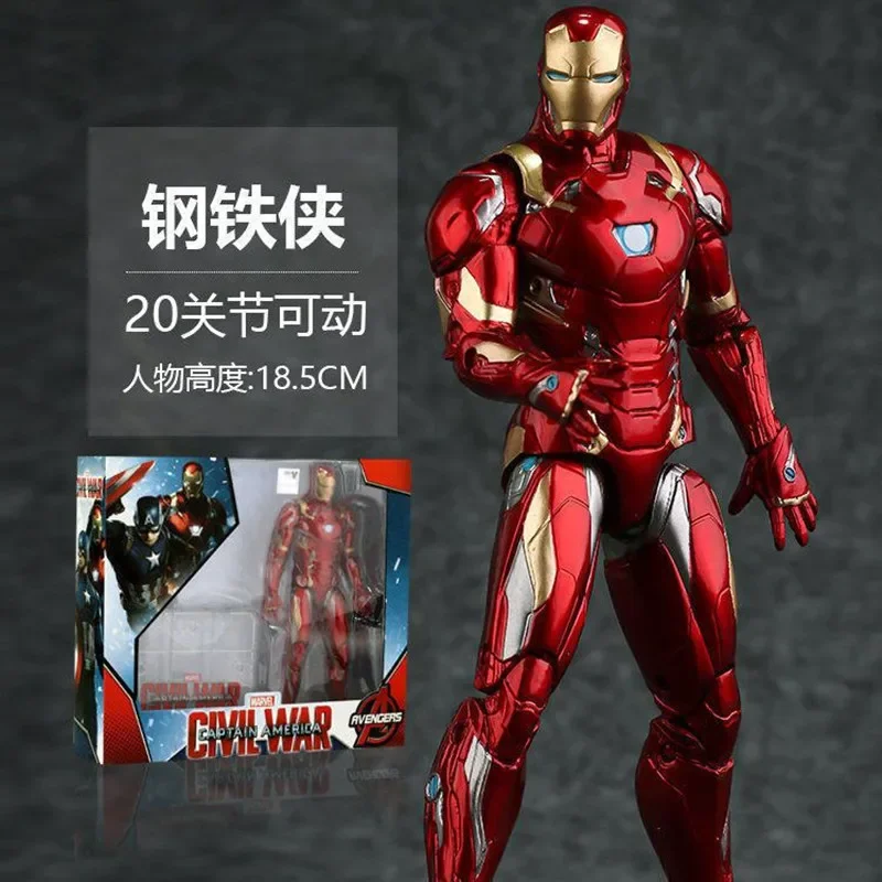18cm The Avengers Mk4 Iron Man Spiderman Captain America Figure 10th Anniversary Toys Collection Model Ornaments
18cm The Avengers Mk4 Iron Man Spiderman Captain America Figure 10th Anniversary Toys Collection Model Ornaments