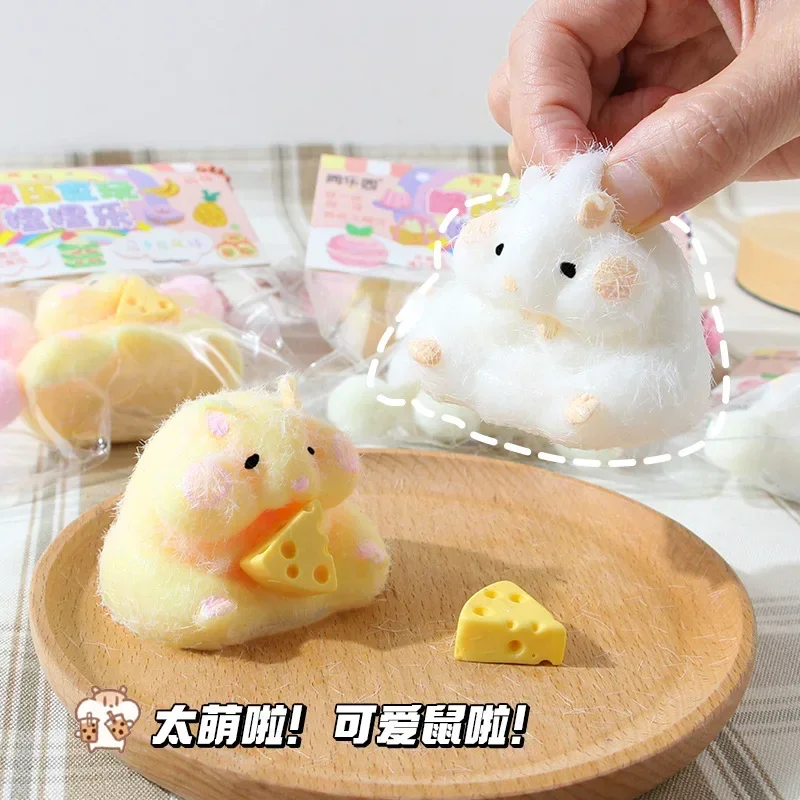 Kawaii Fatty Milky Soft Hamster Flocking Plush Dolls Stress Relief Toys New Year Gift Squeeze Toys Original Capsule Toys Cute
Kawaii Fatty Milky Soft Hamster Flocking Plush Dolls Stress Relief Toys New Year Gift Squeeze Toys Original Capsule Toys Cute