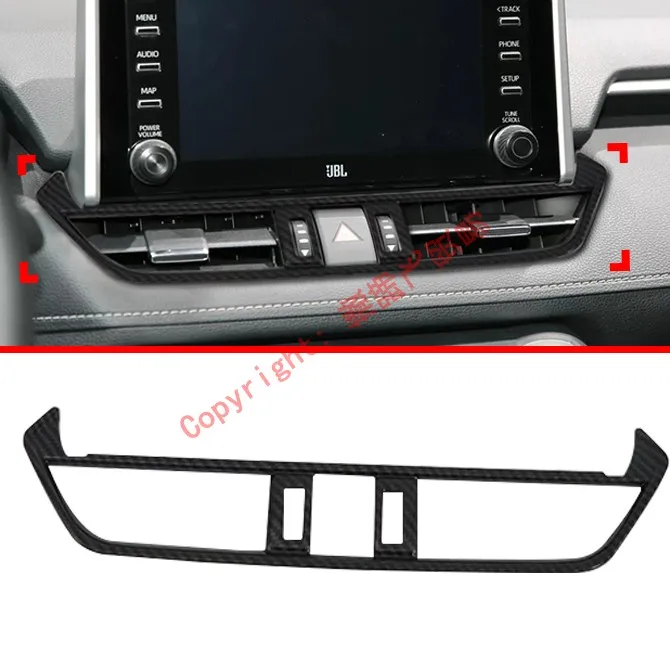 Carbon Fiber Style Interior Center Air-Condition Vent Outlet Cover Trim For Toyota Rav4 2019 2020 Car Accessories Stickers W4
Carbon Fiber Style Interior Center Air-Condition Vent Outlet Cover Trim For Toyota Rav4 2019 2020 Car Accessories Stickers W4