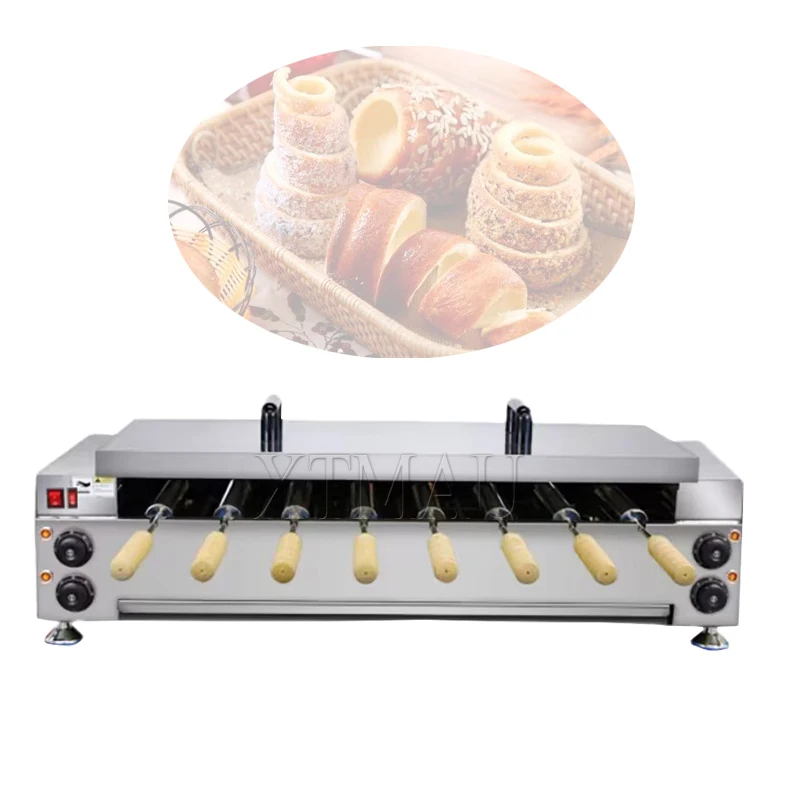 220V 110V Chimney Cake Oven Roll Grill Machine Stainless Steel Bread Roll Ice Cream Cone Kurtos Kalacs Waffle Maker
220V 110V Chimney Cake Oven Roll Grill Machine Stainless Steel Bread Roll Ice Cream Cone Kurtos Kalacs Waffle Maker