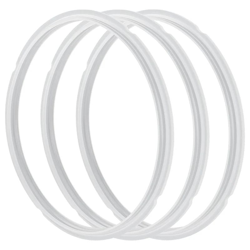 3 Piece Silicone Sealing Ring Food-Grade Silicone Gasket Seal Rings For Pot Sealing Ring For 6 / 5Qt
3 Piece Silicone Sealing Ring Food-Grade Silicone Gasket Seal Rings For Pot Sealing Ring For 6 / 5Qt
