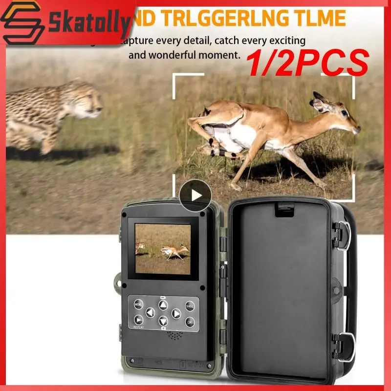 1/2PCS Outdoor Trail Camera 20MP 1080P Waterproof Wildlife Hunting Scouting Game Infrared Night Surveillance Trap
1/2PCS Outdoor Trail Camera 20MP 1080P Waterproof Wildlife Hunting Scouting Game Infrared Night Surveillance Trap