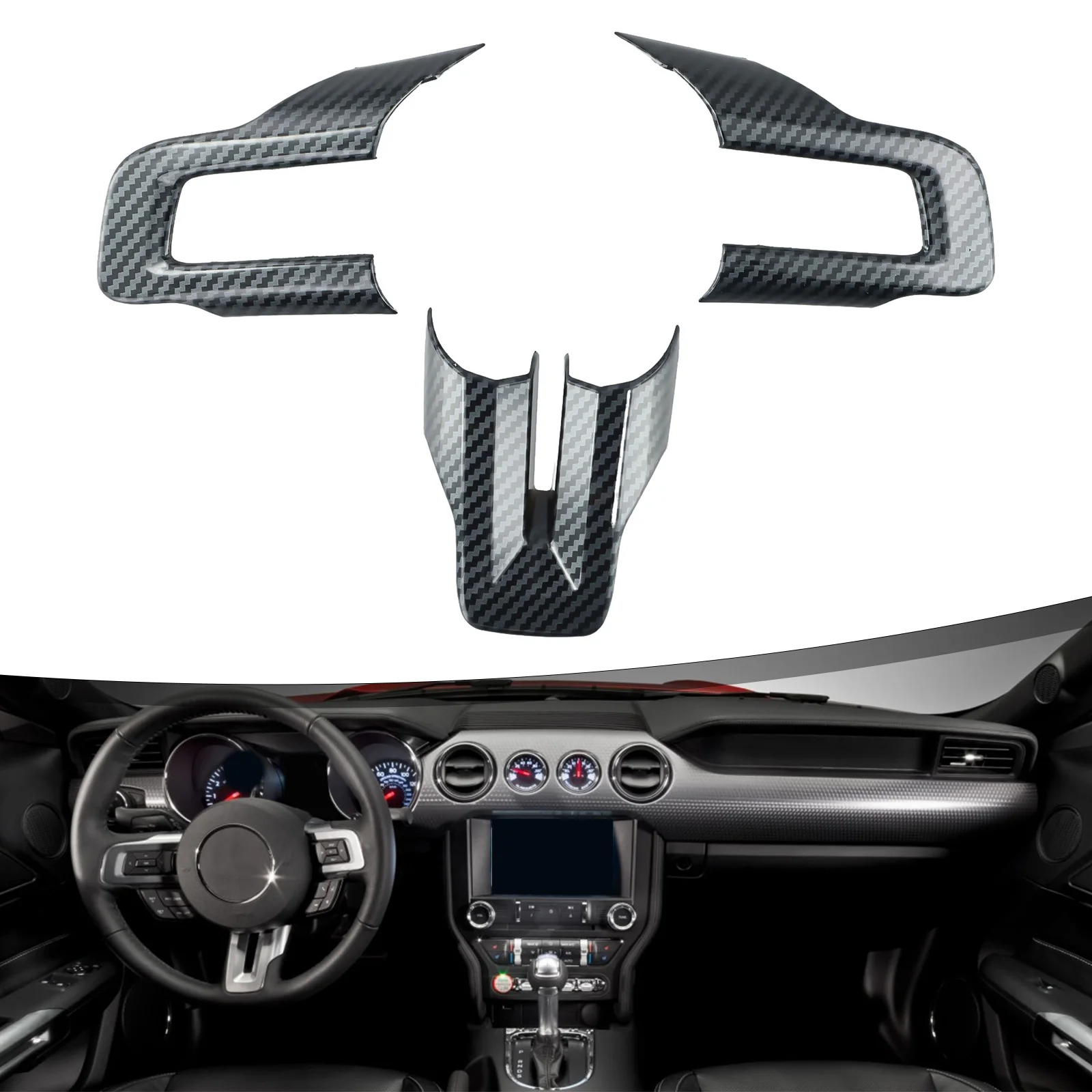 Part Cover Trim Carbon Fiber For Ford For Mustang 3pcs Accessories Cover Trim 2015-2019 Brand New High Quality
Part Cover Trim Carbon Fiber For Ford For Mustang 3pcs Accessories Cover Trim 2015-2019 Brand New High Quality
