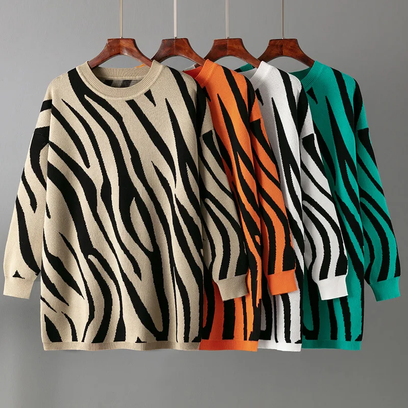 2023 Round Neck Sweater Autumn And Winter New Zebra Pattern Fashion Knitted Pullover Hollow Sweater
2023 Round Neck Sweater Autumn And Winter New Zebra Pattern Fashion Knitted Pullover Hollow Sweater
