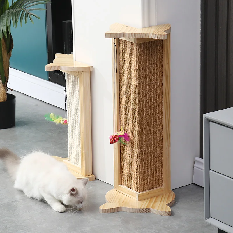 Solid Wood Cat Scratch Board Sisal Sofa Protective Cover Anti-Scratching Wall Corner Furniture Scratching Board
Solid Wood Cat Scratch Board Sisal Sofa Protective Cover Anti-Scratching Wall Corner Furniture Scratching Board