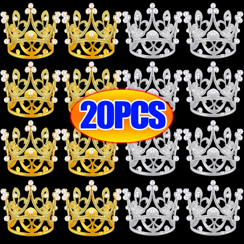 1/20PCS Mini Pearl Crown Cake Topper Tiara Birthday Party Children Hair Ornaments Wedding Flower Arrangements Baby Shower Decor
1/20PCS Mini Pearl Crown Cake Topper Tiara Birthday Party Children Hair Ornaments Wedding Flower Arrangements Baby Shower Decor