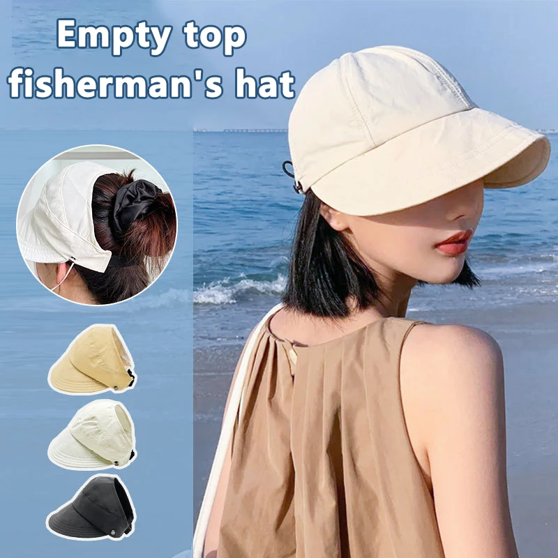 Summer Hats For Women Foldable Baseball Cap Wide Large Brim Sunscreen Beach Caps Female Outdoor Casual Bucket Hat
Summer Hats For Women Foldable Baseball Cap Wide Large Brim Sunscreen Beach Caps Female Outdoor Casual Bucket Hat
