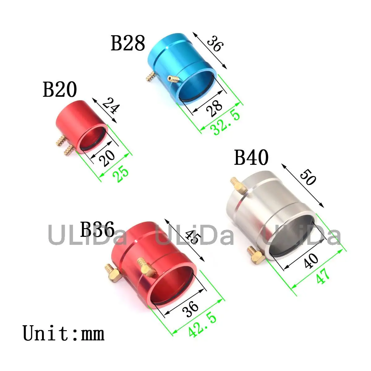 

Куртка водяного охлаждения двигателя B20/B28/B36/B40, 1 шт., алюминиевый корпус двигателя с водяным охлаждением для радиоуправляемых бесколлекторных бензиновых реактивных лодок