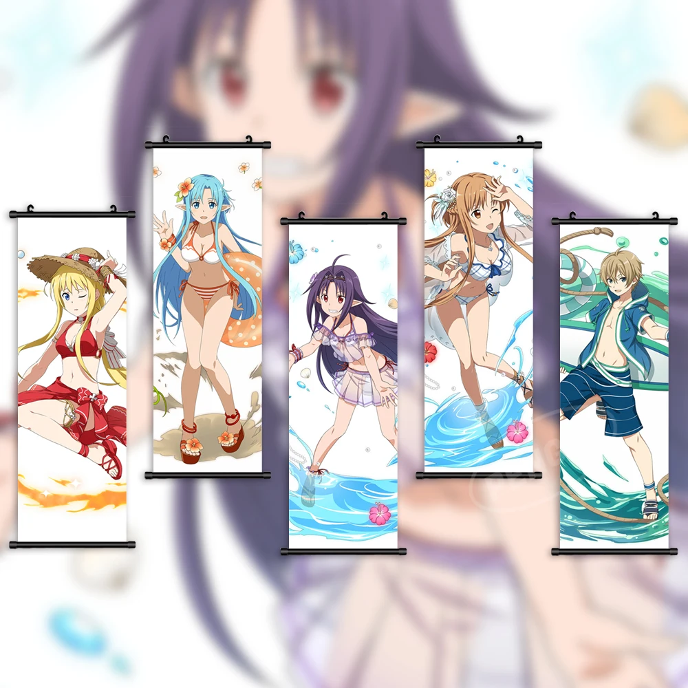 Canvas Wall Sword Art Online Prints Kirigaya Kazuto Painting Hanging Scrolls Yuuki Asuna Posters Home Decor Living Room Pictures
Canvas Wall Sword Art Online Prints Kirigaya Kazuto Painting Hanging Scrolls Yuuki Asuna Posters Home Decor Living Room Pictures